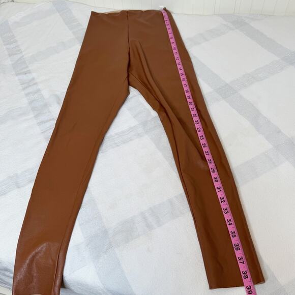 Commando Faux Leather Leggings Cocoa Size Small - Picture 6 of 11